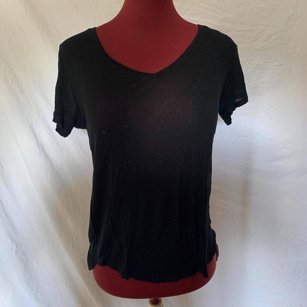 Sheer Black Tee